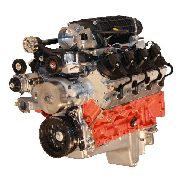 New BluePrint GM LS 427 c.i. Proseries Crate Engine - dressed longblock with supercharger - PSLS4272SCT